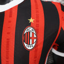 Camisa do Milan Titular 24/25 Vermelha+preta